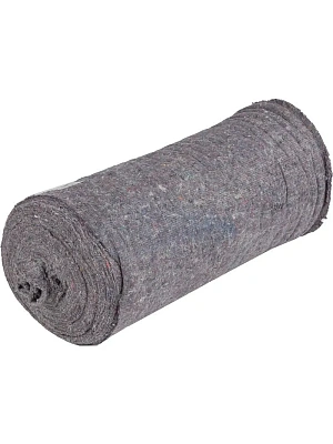 Полотно нетканое холстопрошивное серое ХПП 0,75мх50м 180гр./м² (рулон 50 метров)