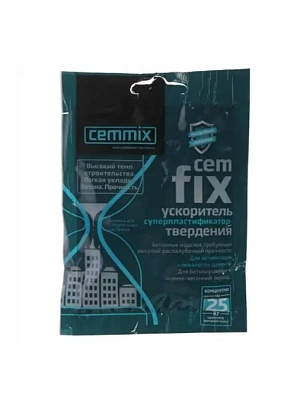 Ускоритель твердения CemFix, концентрат саше, 50 мл