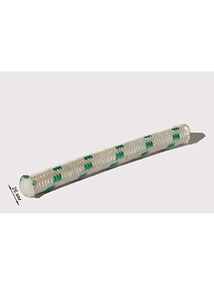 Канат полипропиленовый плетеный 26,0 мм (крап красный) 