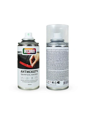 Удалитель наклеек антискотч аэрозольный 210 мл DECORIX 