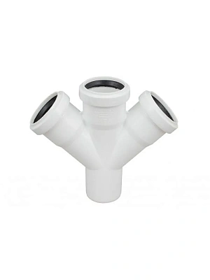 Крестовина малошумная одноплоскостная  50х50х50х45º