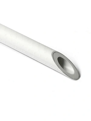 Труба полипропиленовая  90х16,4 мм горячая вода Ру 25 армированная алюминием (длина 4 метра)