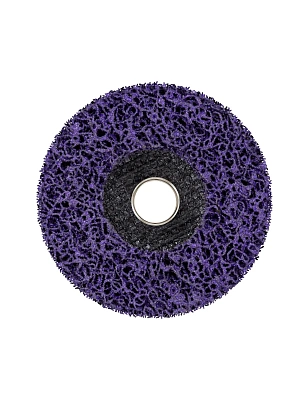 Круг зачистной полимерный коралловый Purple 125x22.2x15 мм (зернистость грубая extra coarse)