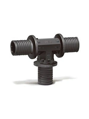 Тройник аксиальный 16х16х16