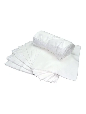 Техсалфетка х/б белая 40х40см 120гр./м² (упаковка 100шт)