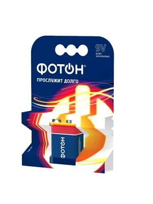 Элемент питания ФОТОН 9V 6LR61 ОР1