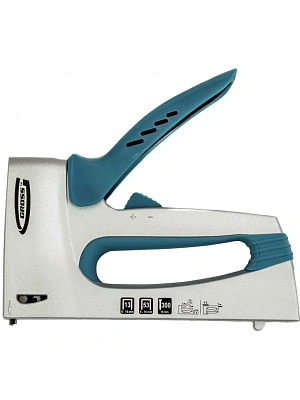 Степлер 6-16 мм мебельный, алюминиевый корпус, тип скобы 13, 53, 300 Gross