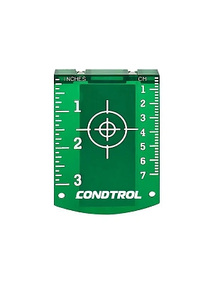 Магнитная мишень для лазерного нивелира (зеленая)