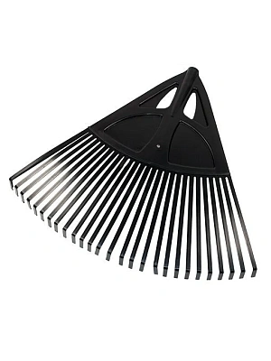 Грабли веерные PROTEX "УМЕЛЕЦ" черные веер 60 см, без черенка (под 25мм)