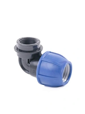 Отвод компрессионный, внутренняя резьба d 20x1/2' PN16