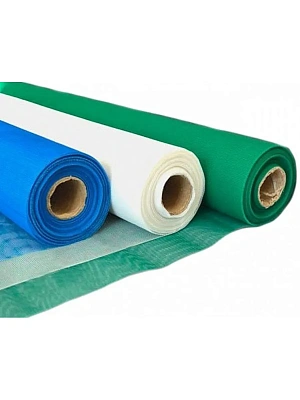 Сетка москитная ширина полотна 75 см (зеленая)  рулон/50п.м.