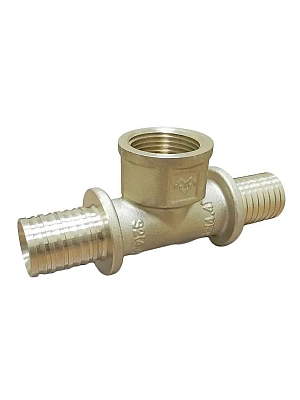 Тройник аксиальный ВР 16х1/2"х16