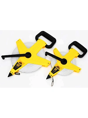 Рулетка 50м х 12,5 мм геодезическая мягкая лента, корпус открытый (LASTING TOOLS)