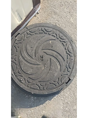 Люк полимерный (630/760/120/80) тип "Т" 25,0 тн черный БЕЗ ЗАМКА