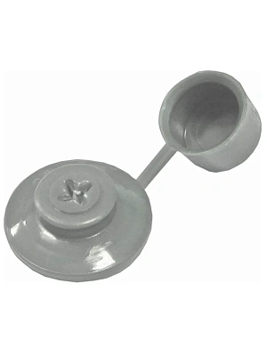 Шайбы кровельные с колпачком (цвет серый)