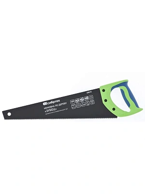 Ножовка по дереву 400 мм, 7-8 TPI каленый зуб 2D, двукомпонентная рукоятка