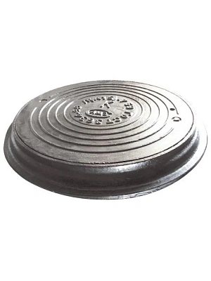 Люк водопроводный чугунный легкий 1,5 тн Л (А15) В-2-60 с замком