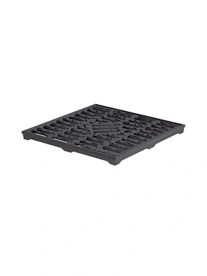 Решетка чугунная для дождеприемника 300х300 "капля" Аквасток