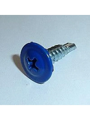 Саморезы с п/ш сверло 4,2х16 5005 синие (упаковка 1000шт.) POWER FASTEN