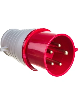 Вилка кабельная переносная 32А IP44 380В 3Р+РЕ+N