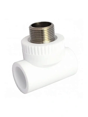 Тройник ППР с наружной резьбой 20х1/2"х20 Valfex