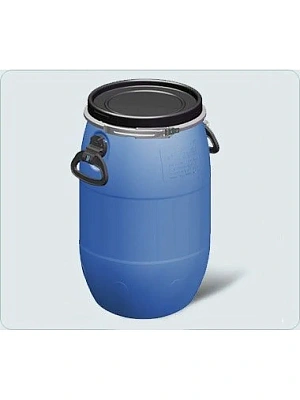 Бочка  30л. крышка, хомут, ручки, синяя