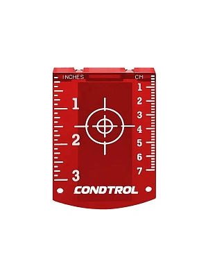 Магнитная мишень для лазерного нивелира (красная)