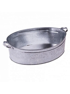 Таз овальный 23 л оцинкованный