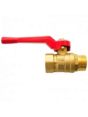 Кран шаровый лат муфт г/ш рычаг 11б27п1 Ду 20