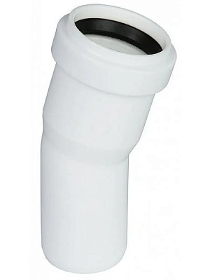 Отвод малошумный  50х15º