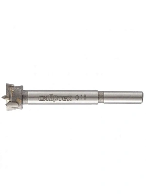 Сверло Форстнера по дереву 18мм, цилиндрический хвостик