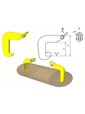 Захват для бревен 0,8 тн ЗСК 1604.90.000