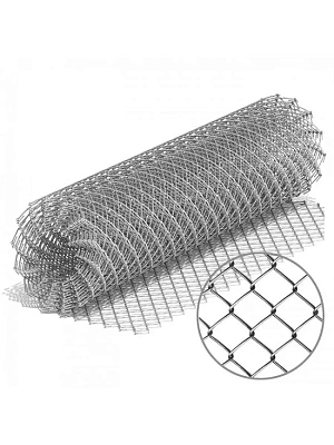 Сетка-рабица 20х20/1,0х10/2,0 цинк