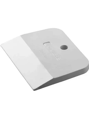 Шпатель резиновый 100мм белый/черный