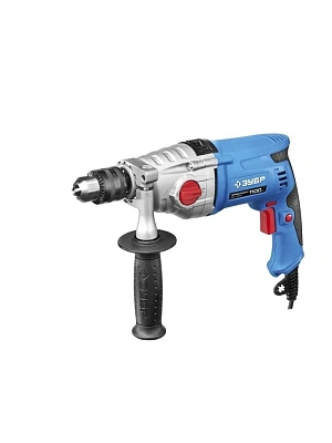 Дрель ударная ЗУБР ЗДУ-1100-2 ЭРМКМ2 Профессионал, 1100 Вт