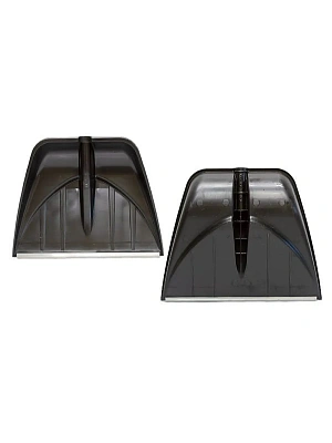 Лопата снегоуборочная пластик 555x410 мм PROTEX "ПРОФИ", армирован закаленным алюминиевым профилем 30 мм