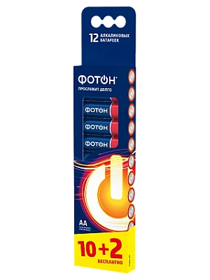 Элемент питания ФОТОН АА 1.5V LR6 ВР12