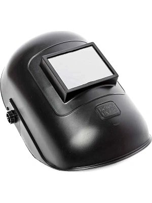 Маска сварщика 110х90 мм пластик храповик