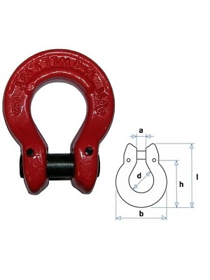 Соединитель омегообразный  6,0 мм (1,12 тн)