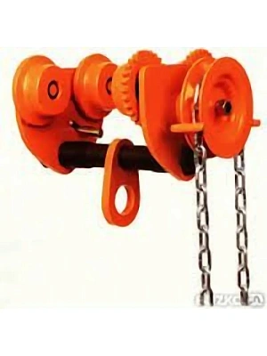Тележка для Тали с цепным приводом г/п 0,5тн Н=3м (балка 75-125мм)