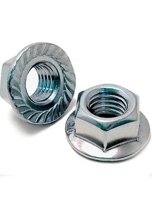 Гайка фланцевая оцинкованная DIN 6923  М5 POWER FASTEN