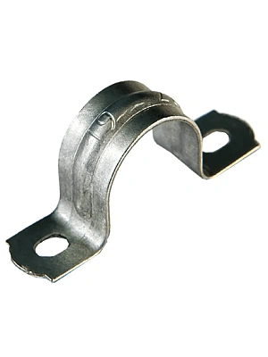 Скоба  двухлапковая  8-9мм цинк