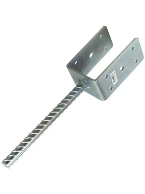 Основание столба анкерное тип U 101х120х5,0 мм/PS 4805