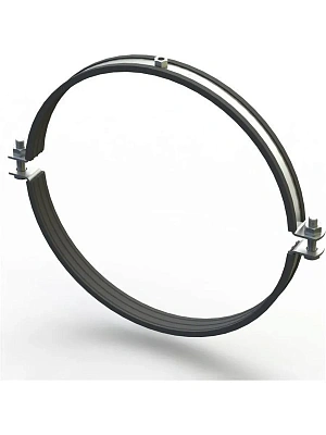 Хомут для воздуховода с резиновым профилем 400мм
