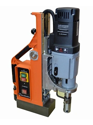 Станок сверлильный МВА100 на магнитном основании, ход сверла 320мм, лазер