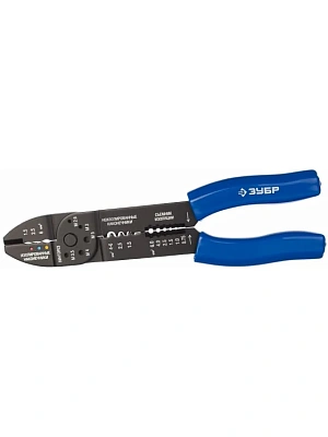 Электропассатижи ЗУБР 19 функций (съемник, кусачки, обжим, винторез)