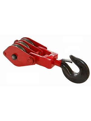 Блок монтажный трехрольный с крюком К-3-10,0 тн FORCE LIFTING