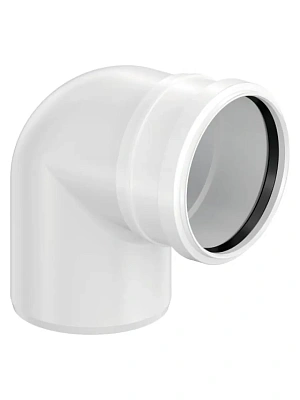 Отвод малошумный 110х87º
