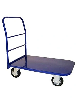 Тележка ТП 2 платформенная 600х900 мм (в комплекте по 2 колеса 125мм FC54 и SC55) (грузопод.300кг)