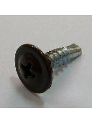 Саморезы с п/ш сверло 4,2х13 8017 темно-коричневый